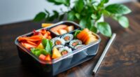 bento boxes for meal prep