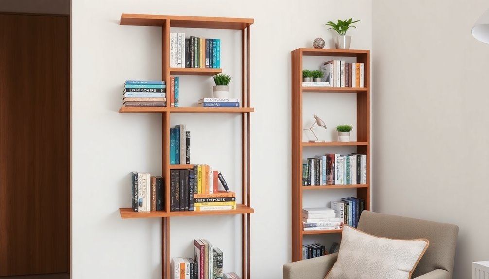 bookshelves for limited spaces