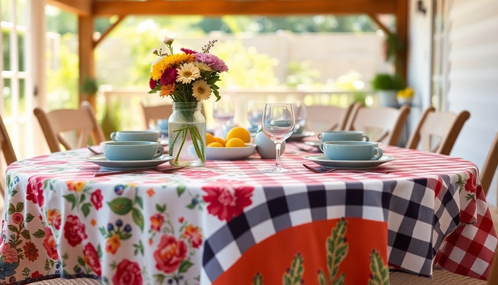 casual dining tablecloths selection