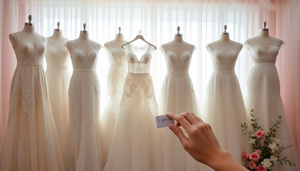 choosing wedding dresses online