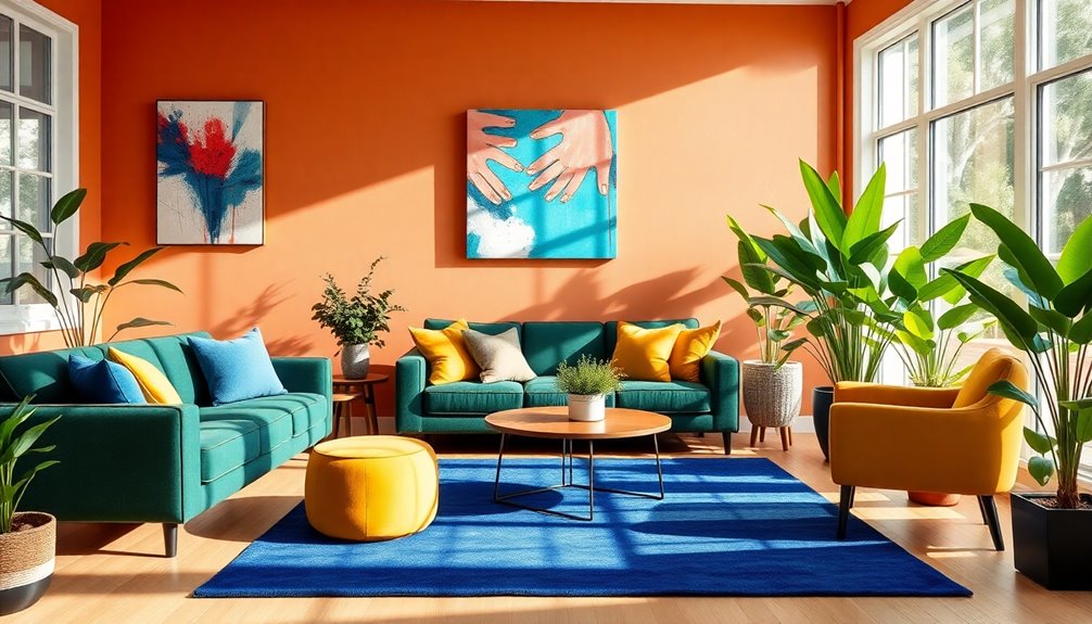 colorful interior atmosphere transformation