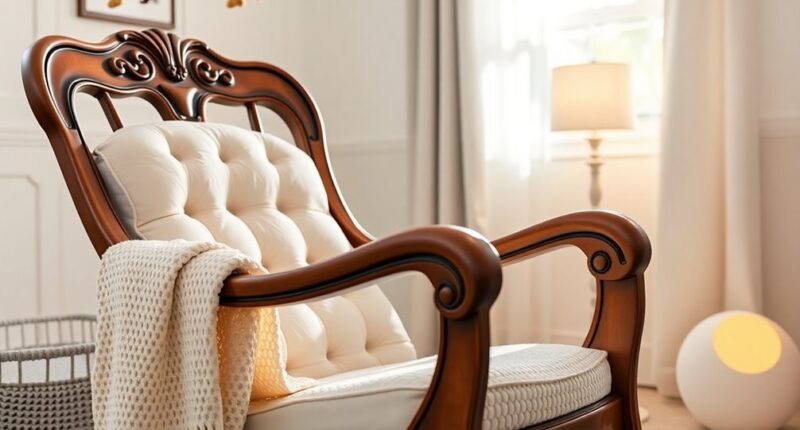 comfortable nursing rocking chairs