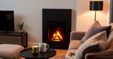 cozy electric fireplaces for apartments