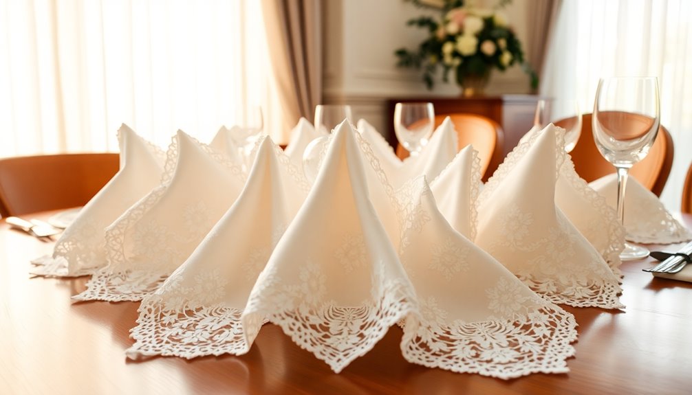 elegant table setting accent