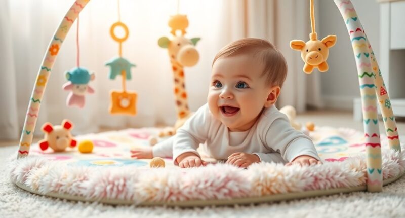 engaging baby activity gyms