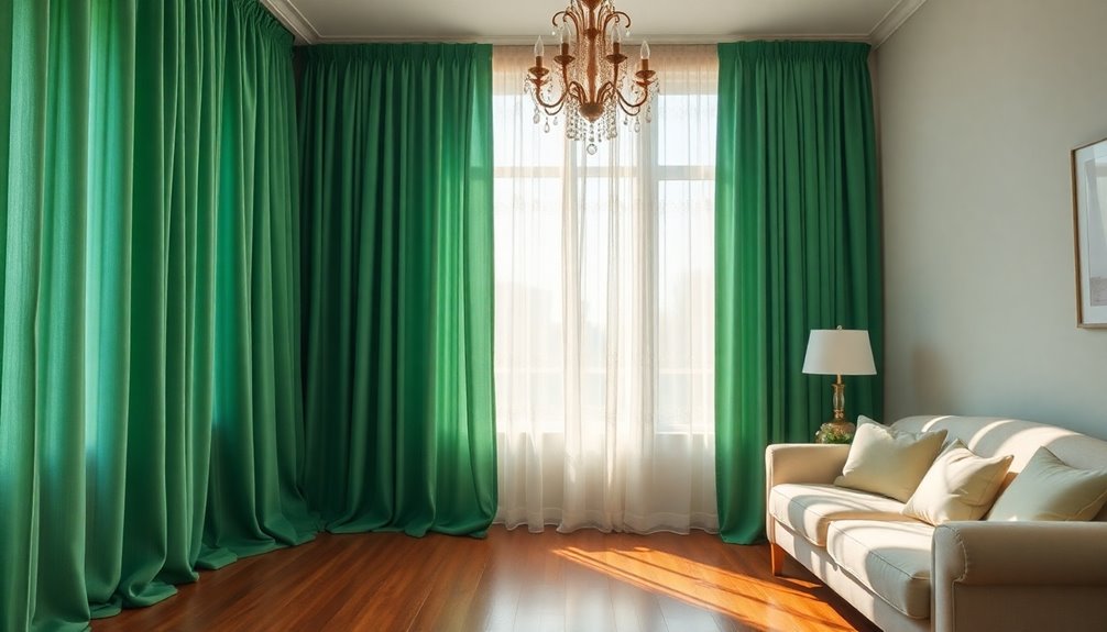 enhancing decor with curtains