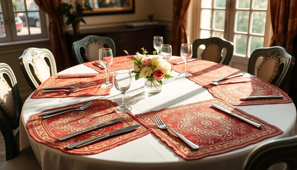 enhancing dining table aesthetics