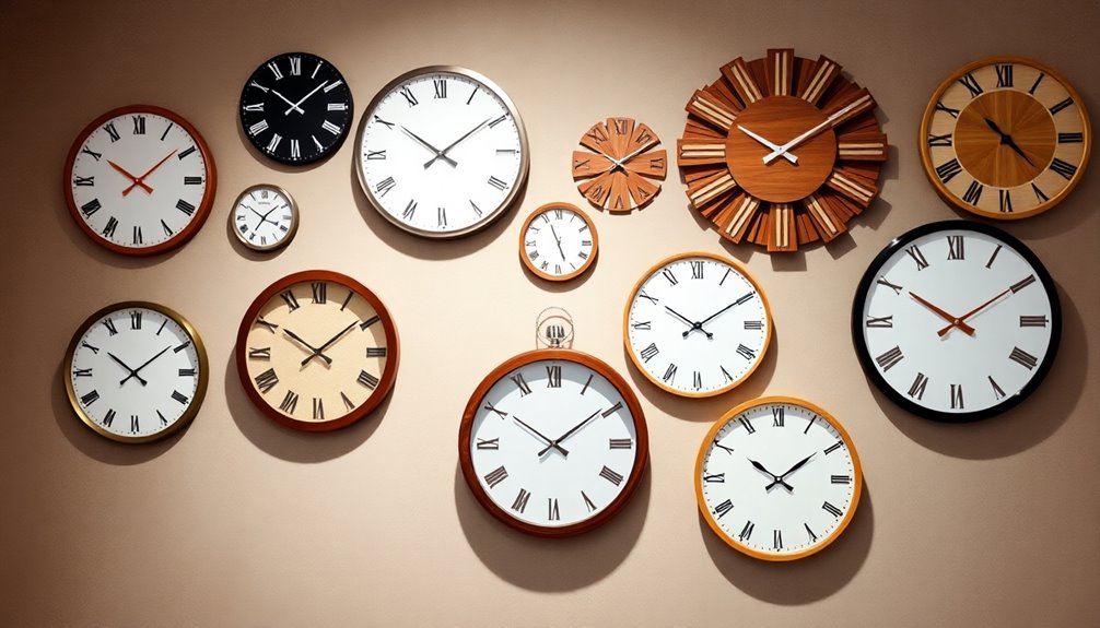 functional and decorative timepieces