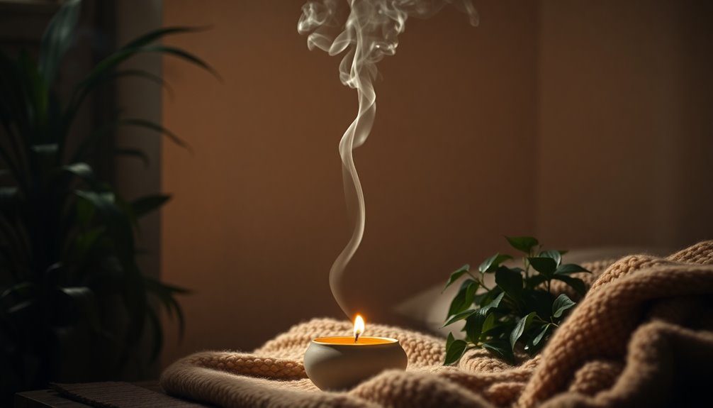 incense promotes serene calmness