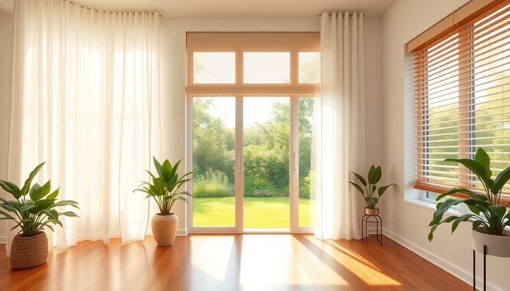 modern styles in window treatments