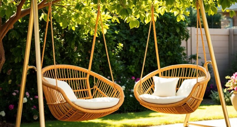 outdoor swing chair selection