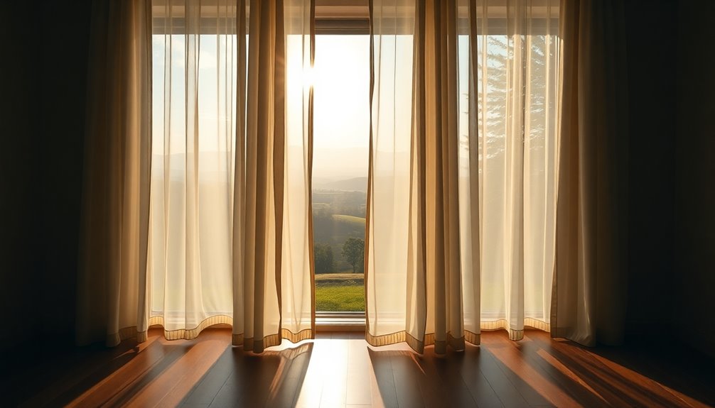 perfectly framed window curtains