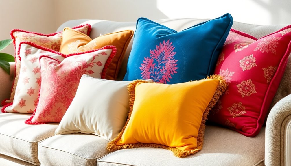 pillow arrangement for comfort