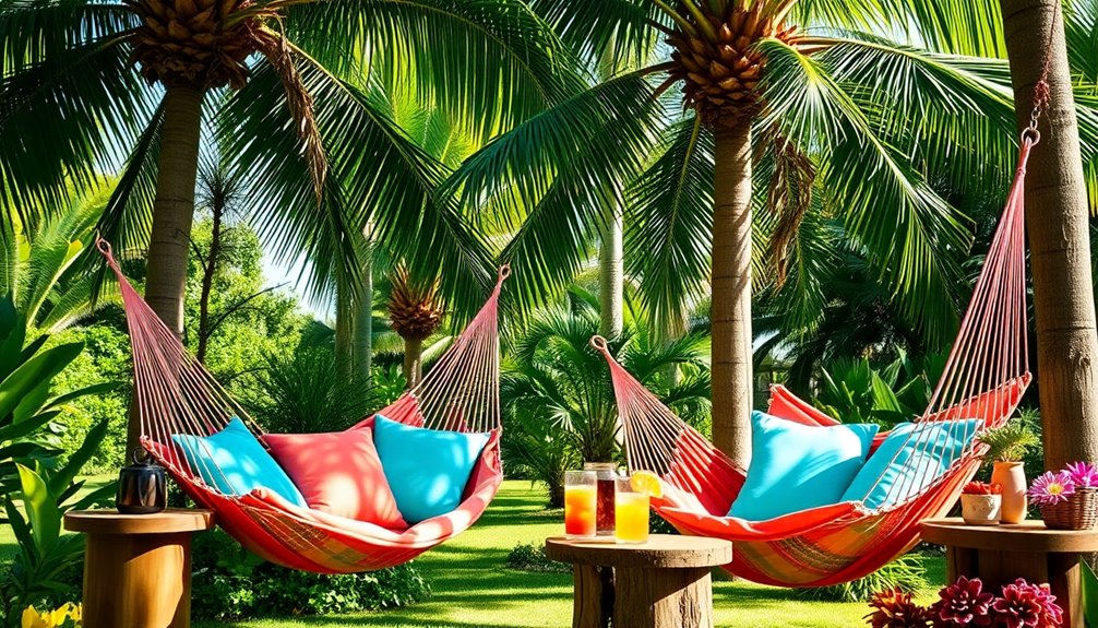 relaxing outdoor hammock retreats