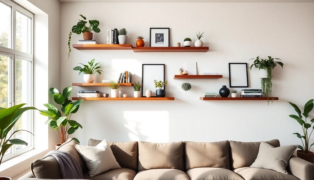 selecting ideal wall shelves