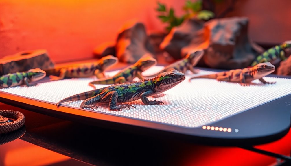 selecting reptile heating pads