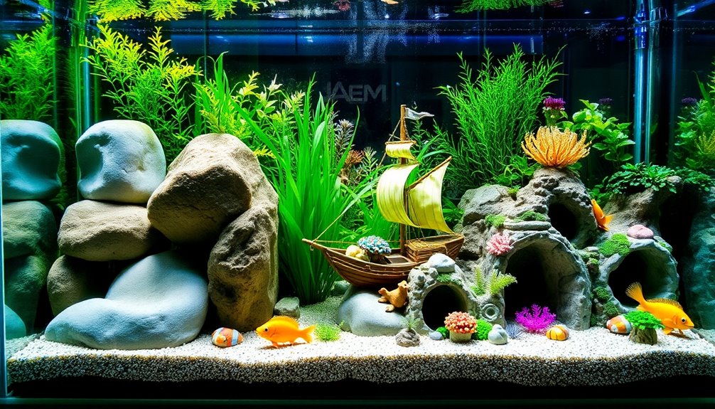 selecting suitable aquarium decor