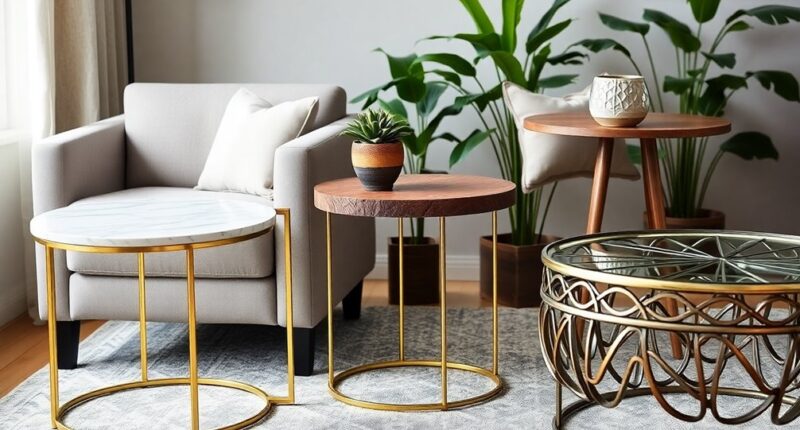 stylish accent tables selection