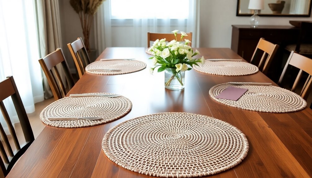 stylish and functional placemats