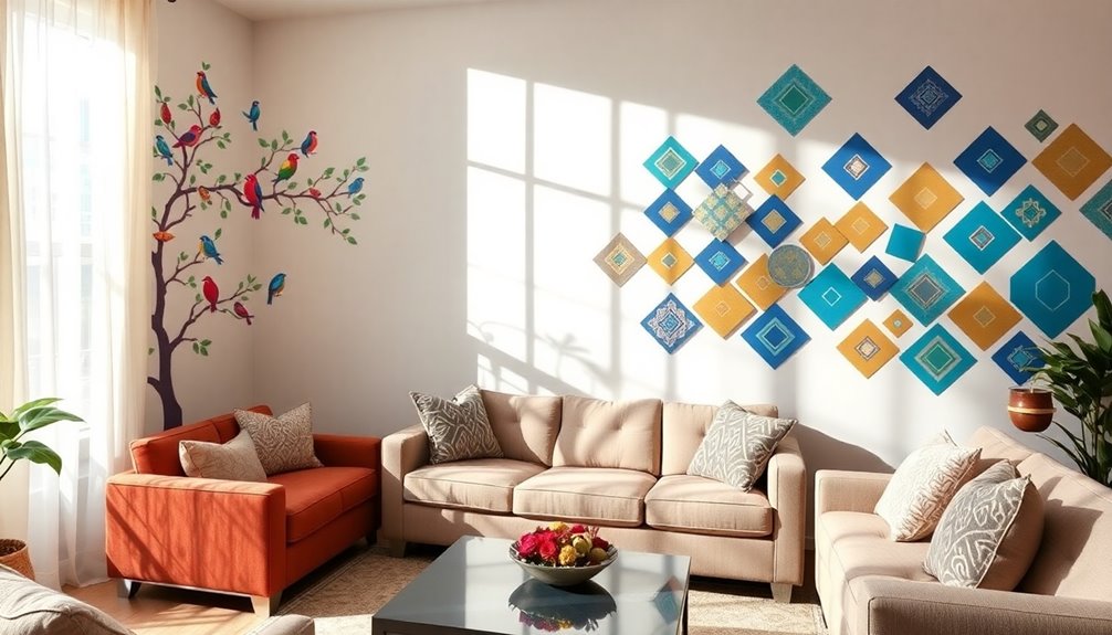 stylish wall decals selection