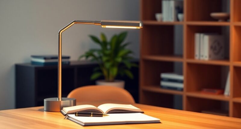 stylish workspace task lighting