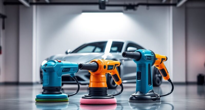 top car polishing machines