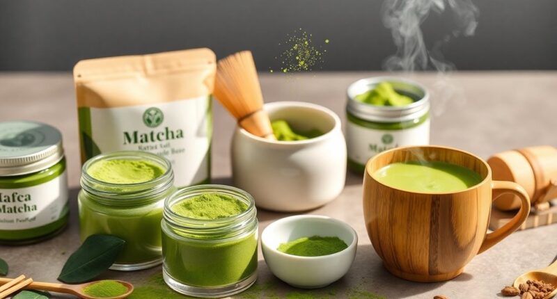 top quality matcha selection