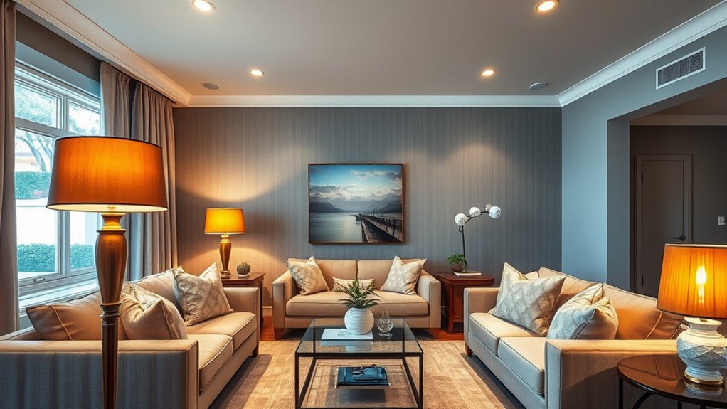 adjust warm and cool lighting