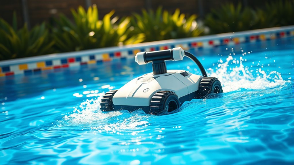 automated above ground pool cleaning