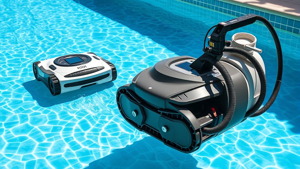 autonomous efficient pool cleaning