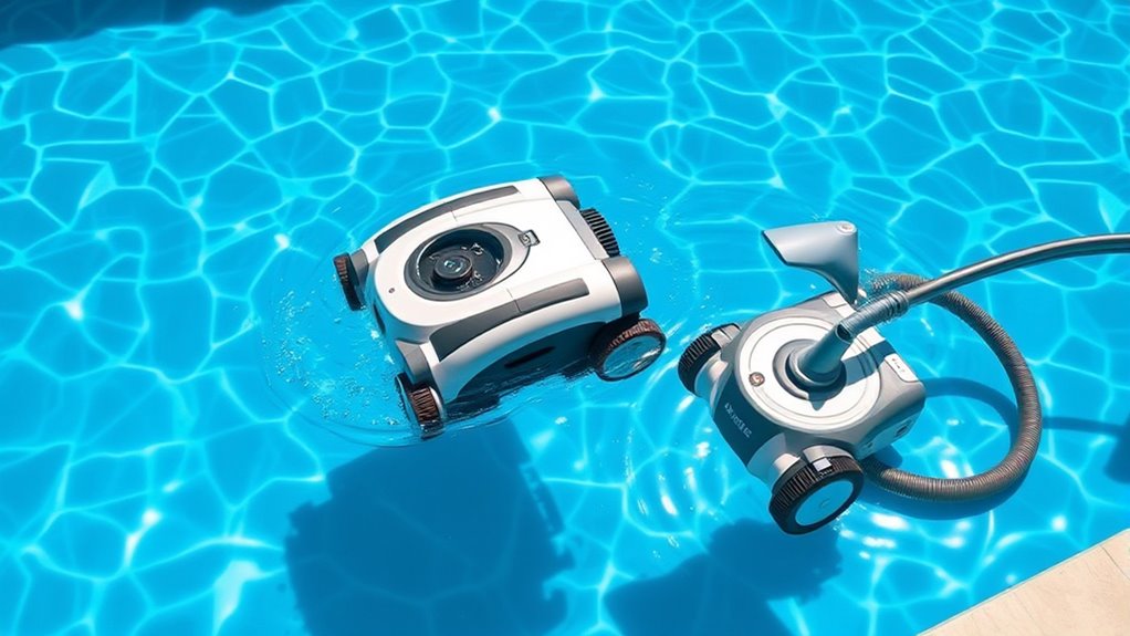 autonomous efficient pool cleaning