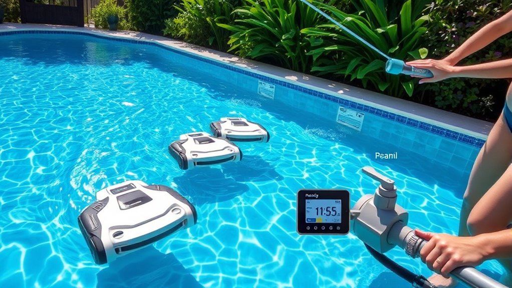 biweekly pool chemical maintenance