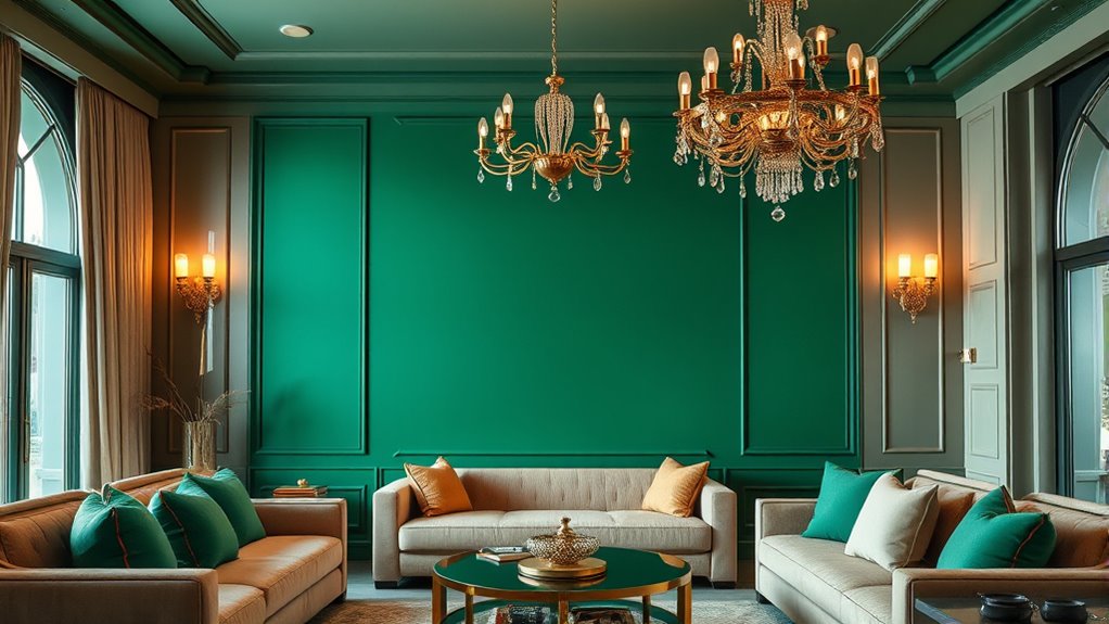 bold color accent walls
