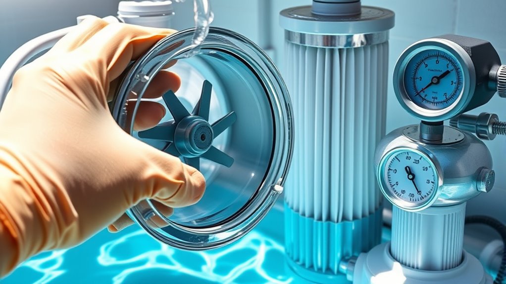 check pump and filter