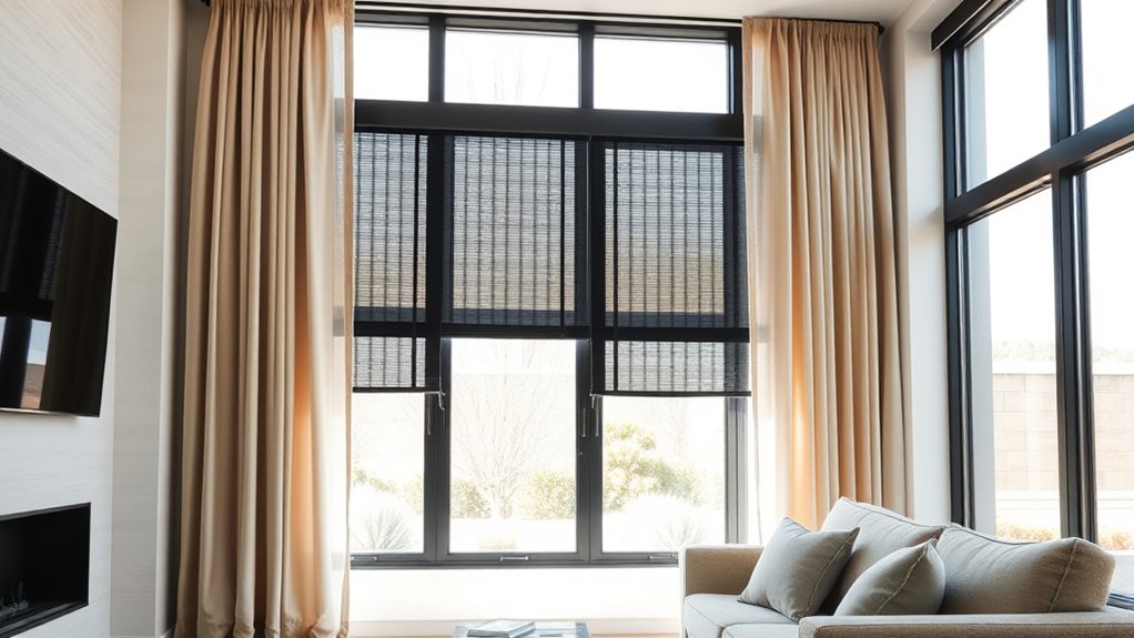 choose stylish functional window treatments