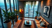 city penthouse art transformation