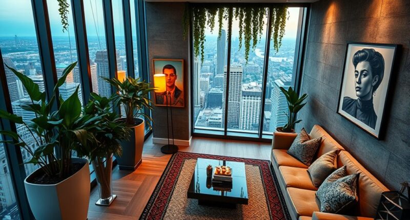 city penthouse art transformation