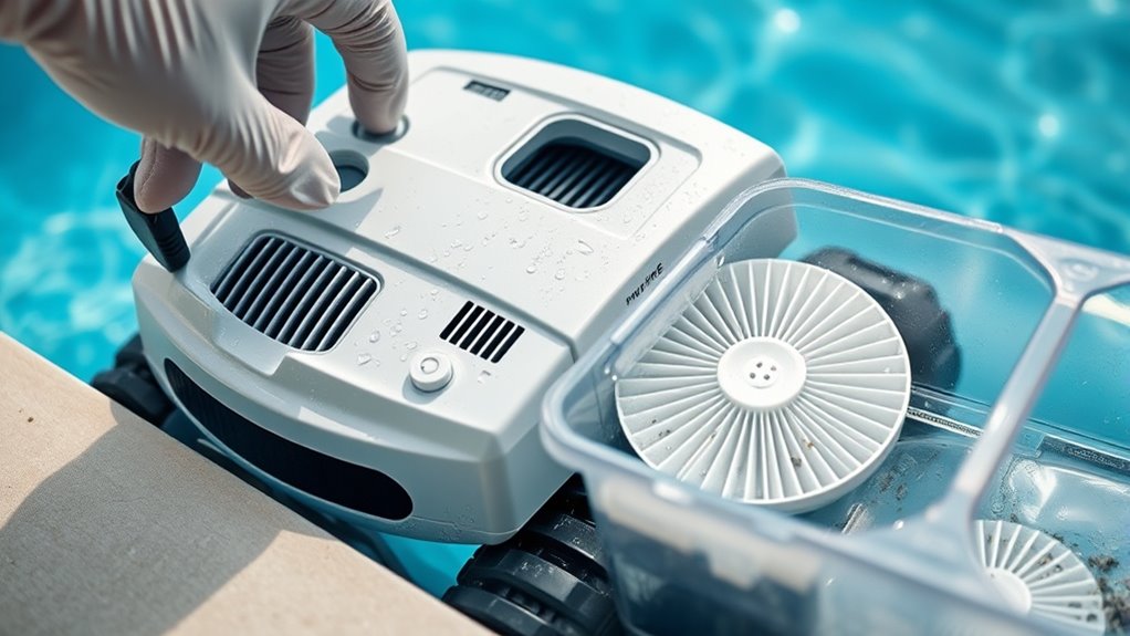 clean filter thoroughly regularly