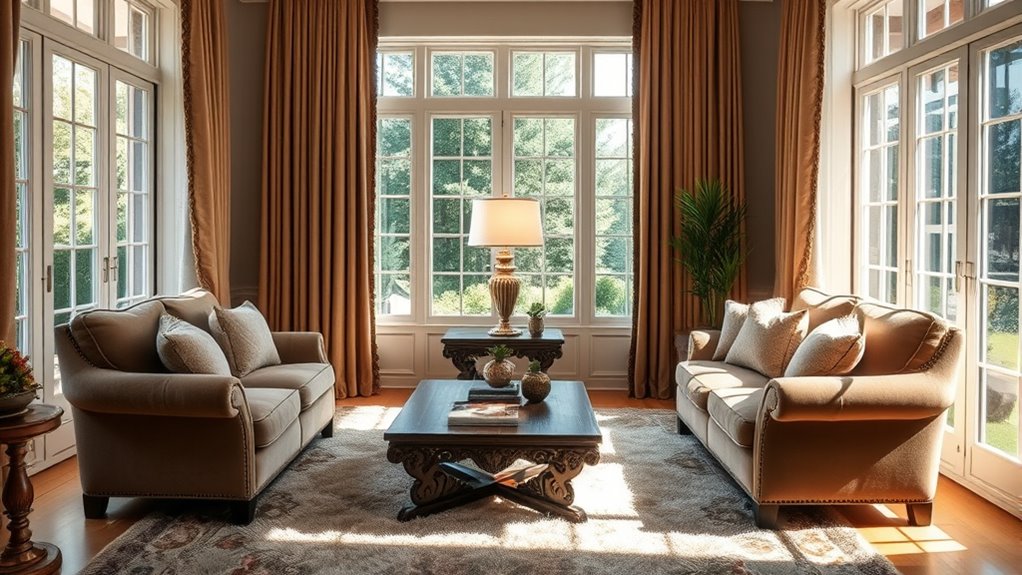 cozy connected outdoor spaces