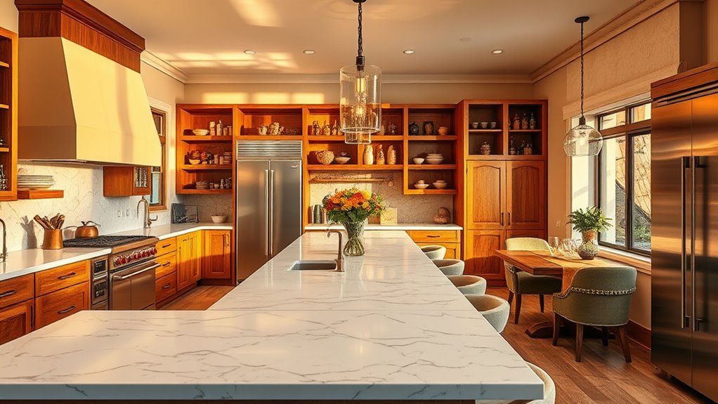 cozy organized dining space