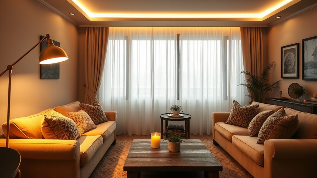 create cozy warm atmosphere