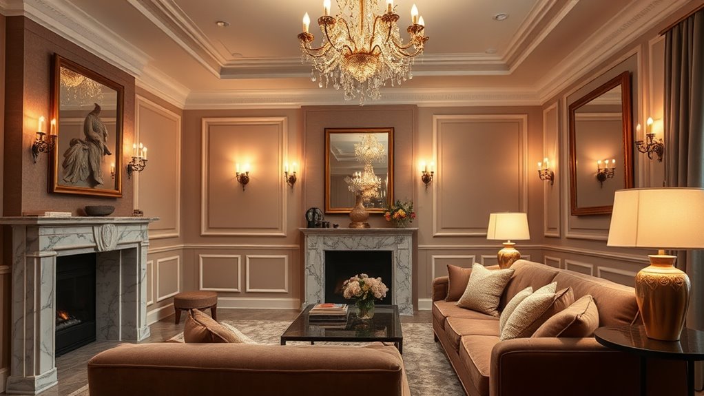 create warm layered illumination
