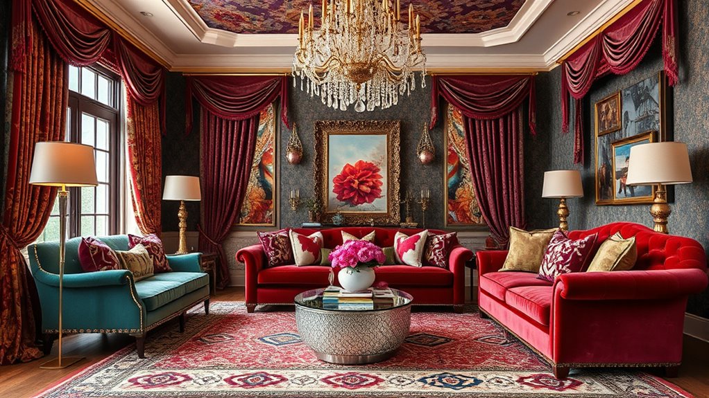 creative layered textures and fabrics