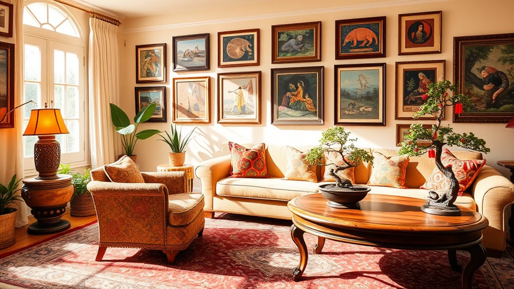 cultural inspired eclectic home design
