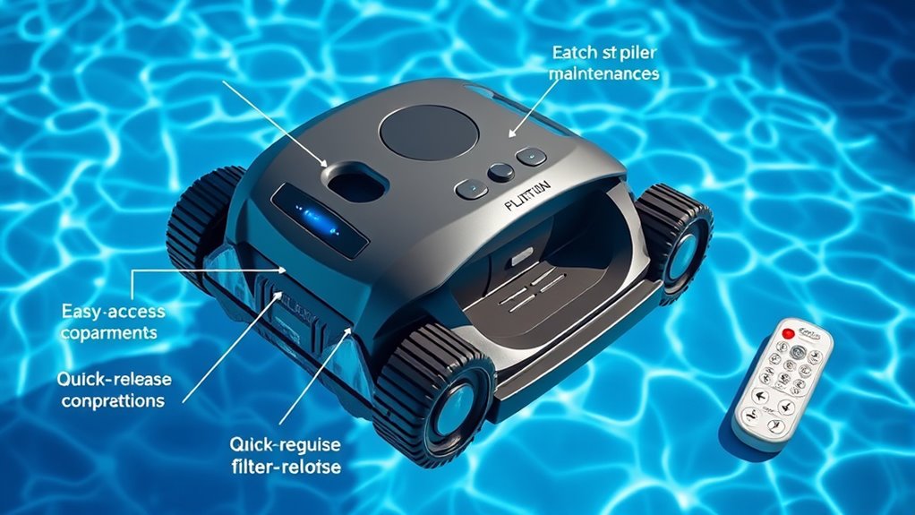 easy ergonomic pool cleaning