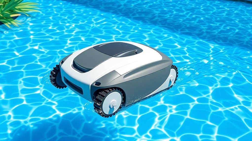 efficient autonomous pool cleaning