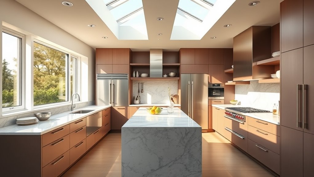 efficient ergonomic kitchen layout
