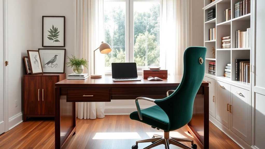 efficient stylish organized workspace