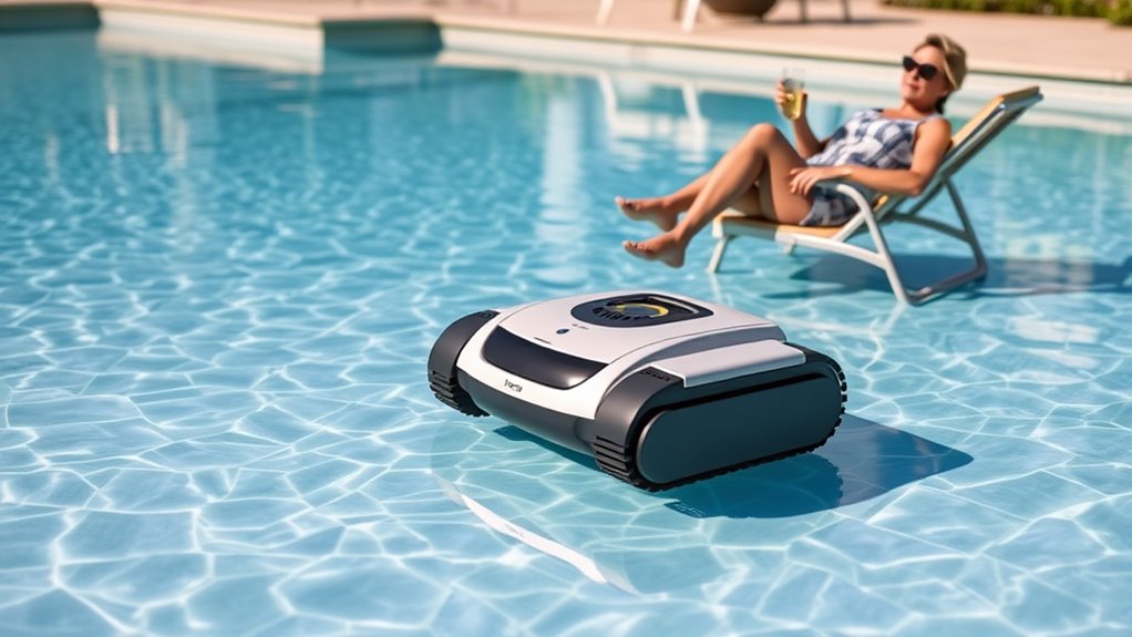 effortless autonomous pool cleaning