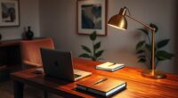 elegant functional home workspace